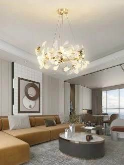 Vakkerlight Gingko Chandelier J Chandeliers