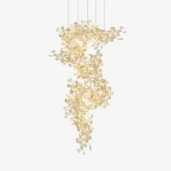Vakkerlight Chandeliers Gingko Cluster Chandelier F