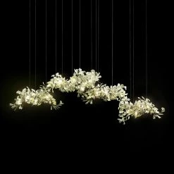 Vakkerlight Gingko Combination Chandelier C Chandeliers