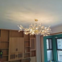 Vakkerlight Chandeliers Gingko Porcelain Chandelier B