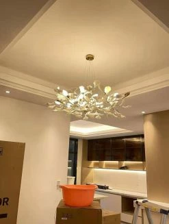 Vakkerlight Chandeliers Gingko Porcelain Chandelier B