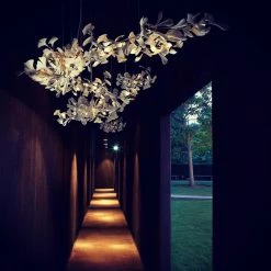 Vakkerlight Ginkgo Leaf Chandelier E Chandeliers