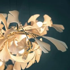Vakkerlight Ginkgo Leaf Chandelier E Chandeliers