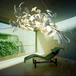 Vakkerlight Ginkgo Leaf Chandelier E Chandeliers