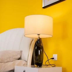 Vakkerlight Glazed Crystal Table Lamp Table Lamps