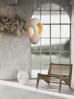Vakkerlight Hand-Built White Pendant Lamp