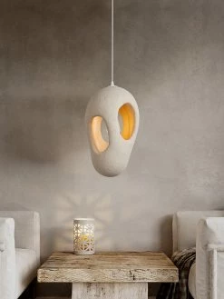 Vakkerlight Hand-Built White Pendant Lamp
