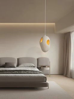 Vakkerlight Hand-Built White Pendant Lamp