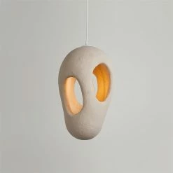 Vakkerlight Hand-Built White Pendant Lamp