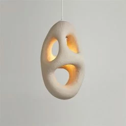Vakkerlight Hand-Built White Pendant Lamp