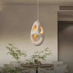 Vakkerlight Hand-Built White Pendant Lamp