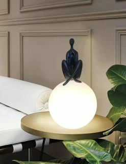 Vakkerlight Table Lamps Humanoid Sculpture Moon Table Lamp