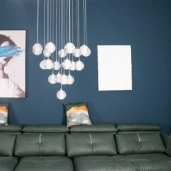 Discount ⌛ Vakkerlight Ball Crystal Pendant Light 🤩 111 Vakkerlight Ball Crystal Pendant Light