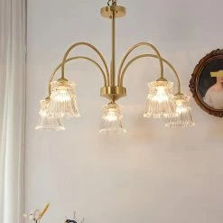 Vakkerlight Pendant Lights Ice Cream Crystal Chandeliers