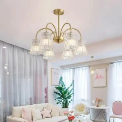 Vakkerlight Pendant Lights Ice Cream Crystal Chandeliers