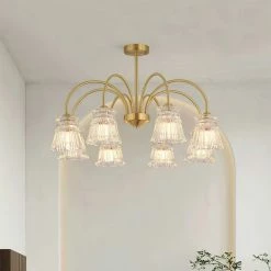 Vakkerlight Pendant Lights Ice Cream Crystal Chandeliers