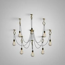 Brand new 🤩 Vakkerlight Chandeliers Industrial Spider Chandelier 🎁 38 Vakkerlight Chandeliers Industrial Spider Chandelier