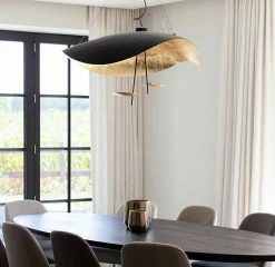 Promo ✔️ Vakkerlight Dining Room Lederam Manta Pendant Light ⭐ 110 Vakkerlight Dining Room Lederam Manta Pendant Light