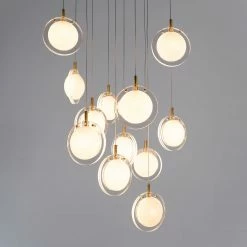 Vakkerlight Lens Glass Pendant Lamp