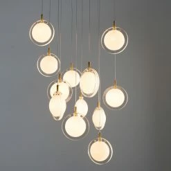 Vakkerlight Lens Glass Pendant Lamp