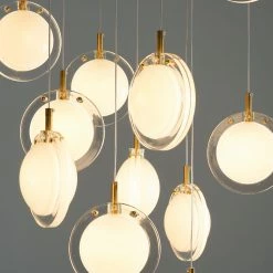 Vakkerlight Lens Glass Pendant Lamp