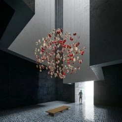 Vakkerlight Lens Glass Pendant Lamp