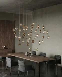 Vakkerlight Lens Glass Pendant Lamp