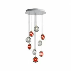 Vakkerlight Lens Glass Pendant Lamp
