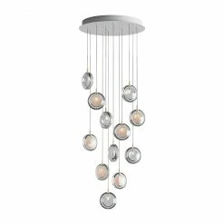 Vakkerlight Lens Glass Pendant Lamp