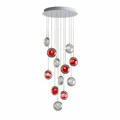 Vakkerlight Lens Glass Pendant Lamp