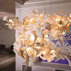 Vakkerlight Light Sculpture Gingko Chandelier G Chandeliers