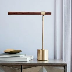 Vakkerlight Linear Wood LED Task Light Table Lamps