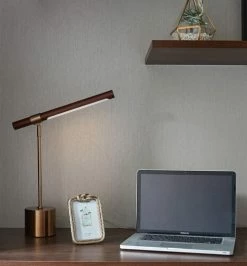 Vakkerlight Linear Wood LED Task Light Table Lamps