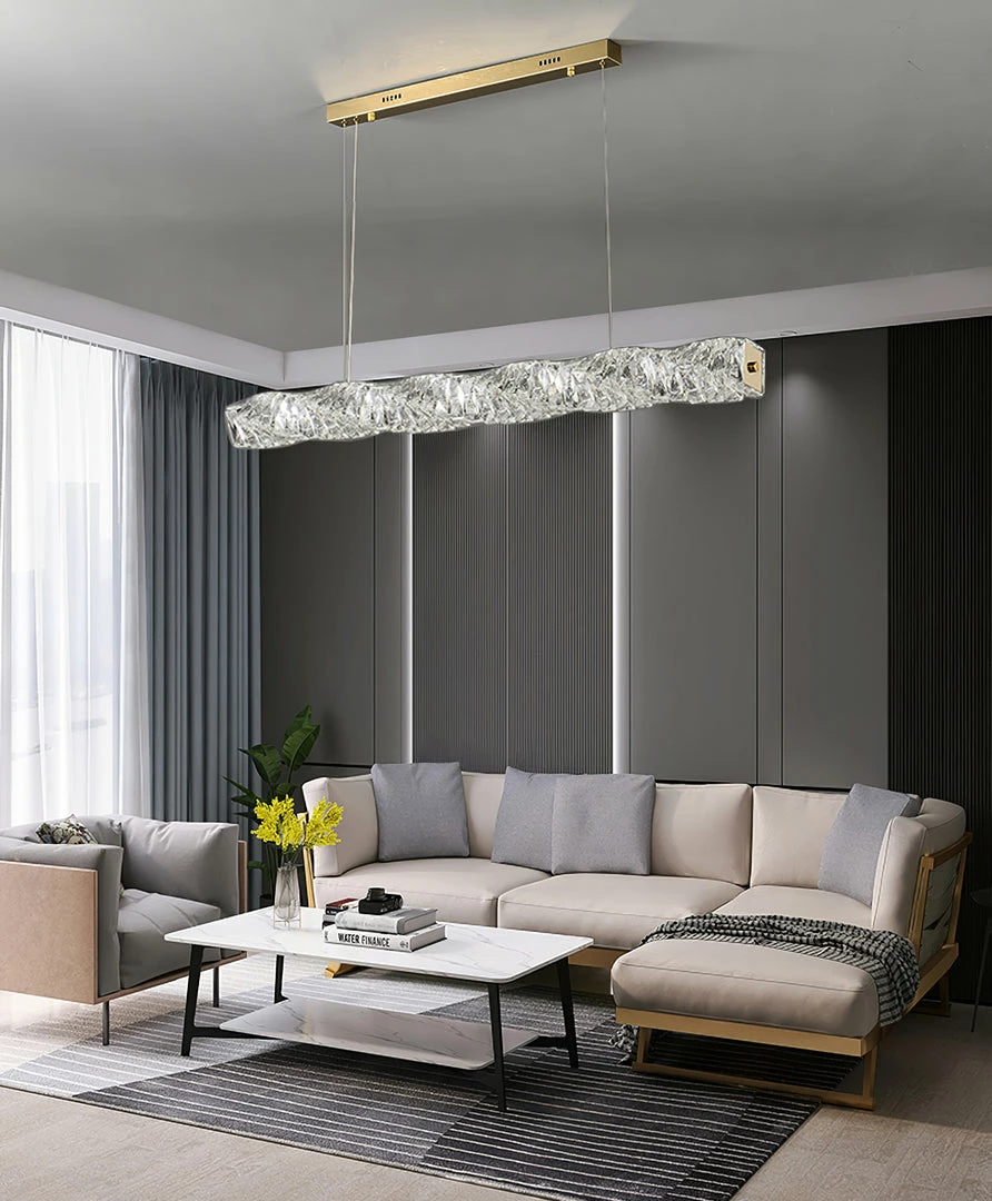 Coupon 👍 Vakkerlight Long Crystal Pendant Lamp 🥰 12 Vakkerlight Long Crystal Pendant Lamp