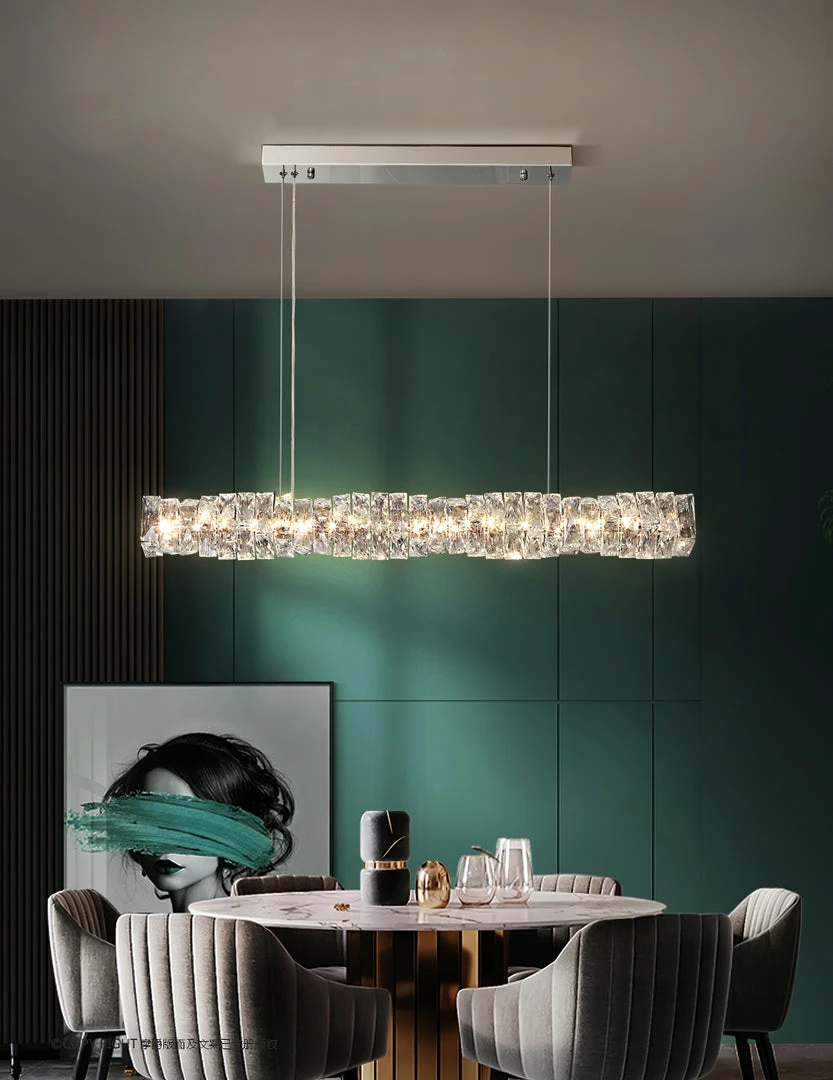 Coupon 👍 Vakkerlight Long Crystal Pendant Lamp 🥰 29 Vakkerlight Long Crystal Pendant Lamp