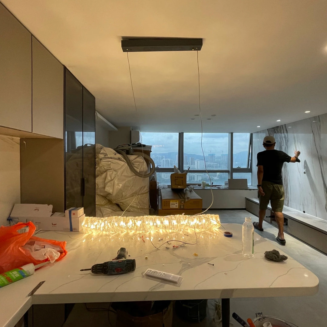 Coupon 👍 Vakkerlight Long Crystal Pendant Lamp 🥰 38 Vakkerlight Long Crystal Pendant Lamp