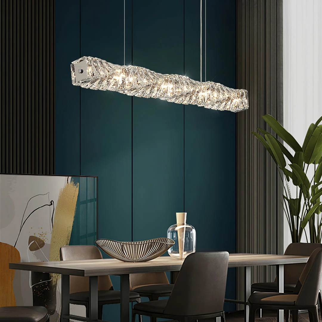 Coupon 👍 Vakkerlight Long Crystal Pendant Lamp 🥰 5 Vakkerlight Long Crystal Pendant Lamp