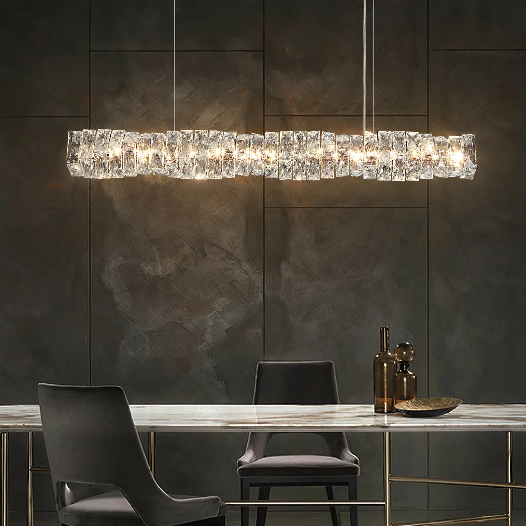 Coupon 👍 Vakkerlight Long Crystal Pendant Lamp 🥰 6 Vakkerlight Long Crystal Pendant Lamp