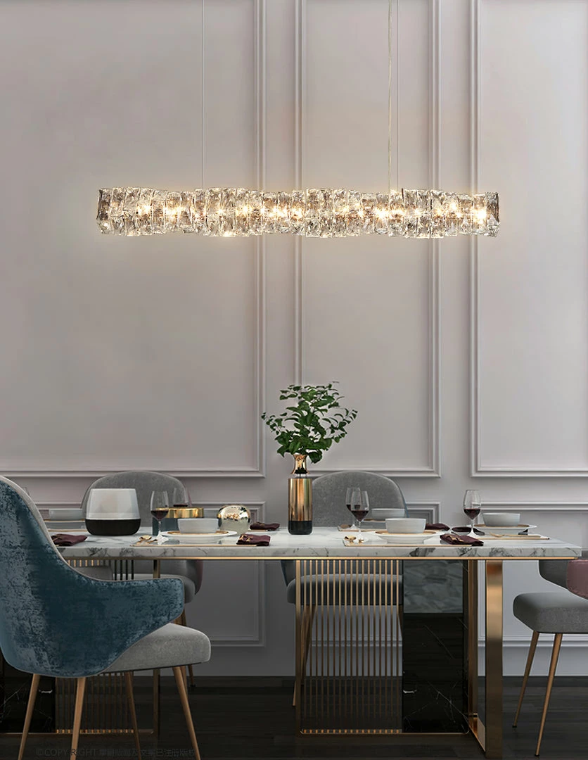 Coupon 👍 Vakkerlight Long Crystal Pendant Lamp 🥰 9 Vakkerlight Long Crystal Pendant Lamp