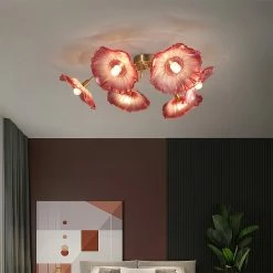 New ๐ Vakkerlight Lotus Leaf Glass Ceiling Lamp ๐ฏ 50 Vakkerlight Lotus Leaf Glass Ceiling Lamp