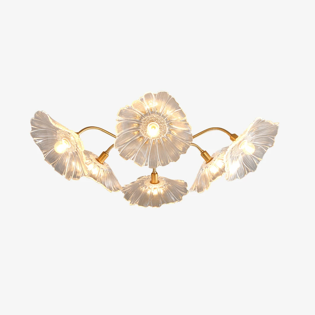 New ๐ Vakkerlight Lotus Leaf Glass Ceiling Lamp ๐ฏ 3 Vakkerlight Lotus Leaf Glass Ceiling Lamp