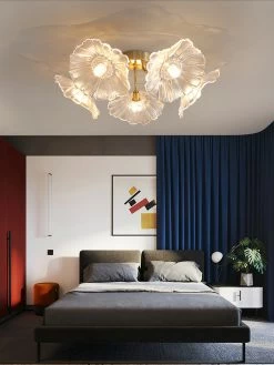 New ๐ Vakkerlight Lotus Leaf Glass Ceiling Lamp ๐ฏ 60 Vakkerlight Lotus Leaf Glass Ceiling Lamp