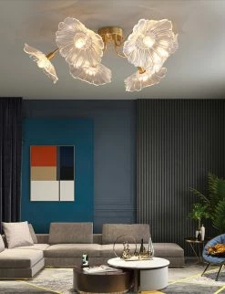 New ๐ Vakkerlight Lotus Leaf Glass Ceiling Lamp ๐ฏ 61 Vakkerlight Lotus Leaf Glass Ceiling Lamp