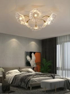 New ๐ Vakkerlight Lotus Leaf Glass Ceiling Lamp ๐ฏ 63 Vakkerlight Lotus Leaf Glass Ceiling Lamp