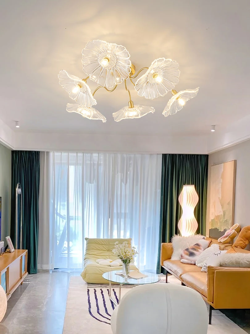 New ๐ Vakkerlight Lotus Leaf Glass Ceiling Lamp ๐ฏ 28 Vakkerlight Lotus Leaf Glass Ceiling Lamp