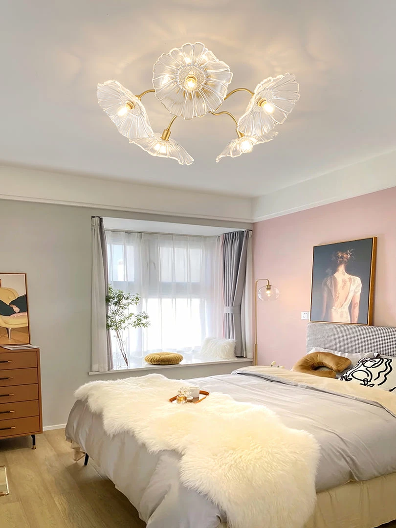 New ๐ Vakkerlight Lotus Leaf Glass Ceiling Lamp ๐ฏ 32 Vakkerlight Lotus Leaf Glass Ceiling Lamp