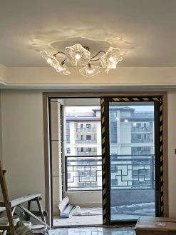 New ๐ Vakkerlight Lotus Leaf Glass Ceiling Lamp ๐ฏ 76 Vakkerlight Lotus Leaf Glass Ceiling Lamp