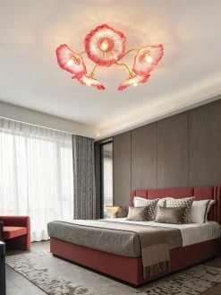 New ๐ Vakkerlight Lotus Leaf Glass Ceiling Lamp ๐ฏ 79 Vakkerlight Lotus Leaf Glass Ceiling Lamp