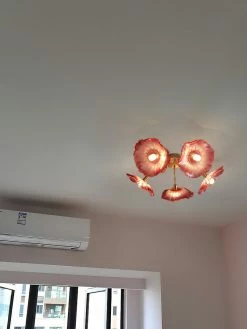 New ๐ Vakkerlight Lotus Leaf Glass Ceiling Lamp ๐ฏ 81 Vakkerlight Lotus Leaf Glass Ceiling Lamp