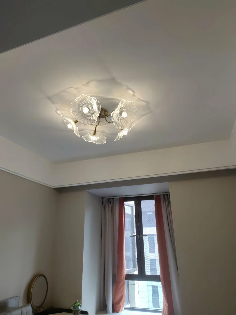 New ๐ Vakkerlight Lotus Leaf Glass Ceiling Lamp ๐ฏ 39 Vakkerlight Lotus Leaf Glass Ceiling Lamp